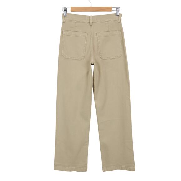 NWT Madewell The Emmett Wide-Leg Pant: Patch Pocket Edition Heritage Khaki 25 - Picture 5 of 11